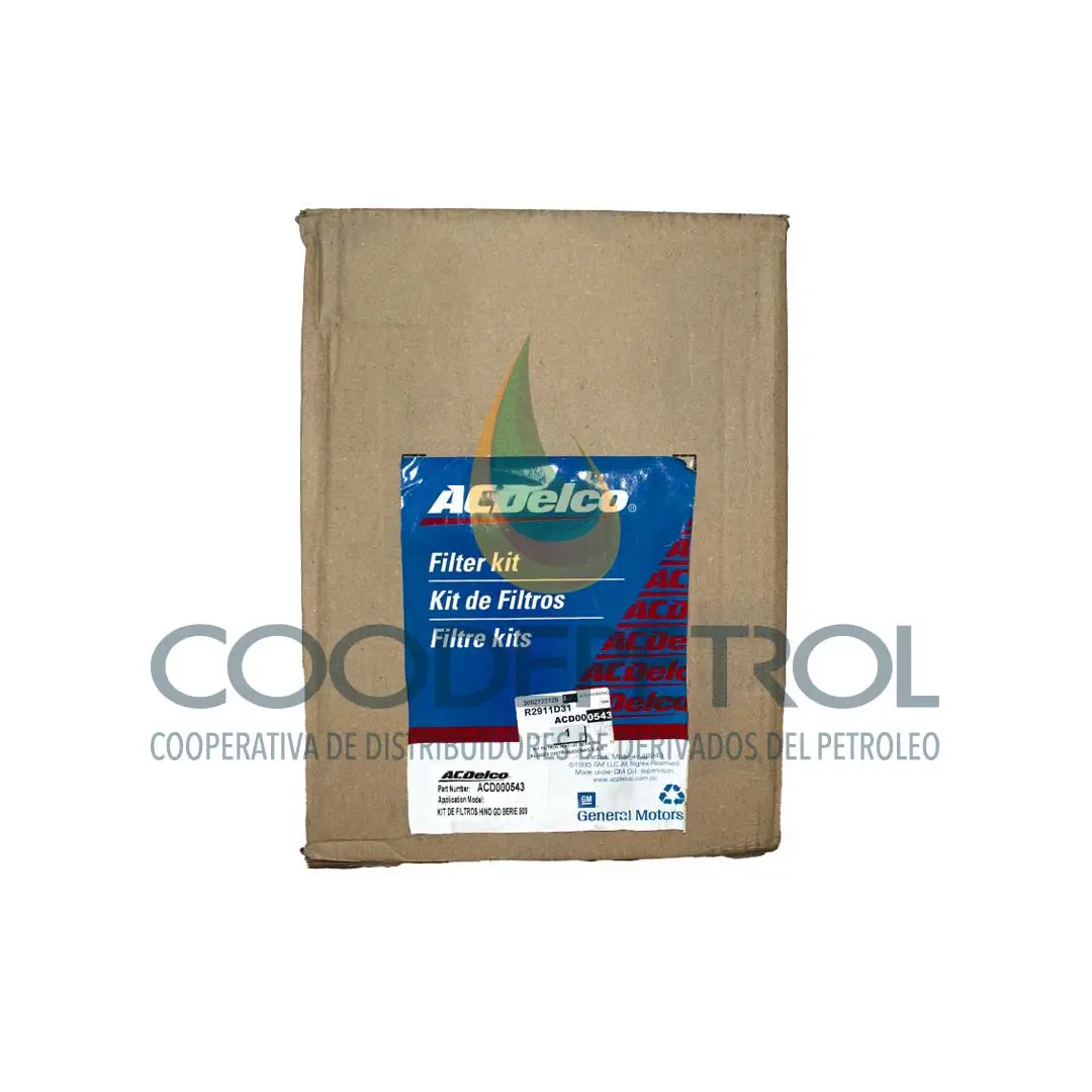 KIT FILTROS ACD000543 HINO GD SERIE 500/2 AIRE-ACEITE- 2 COM