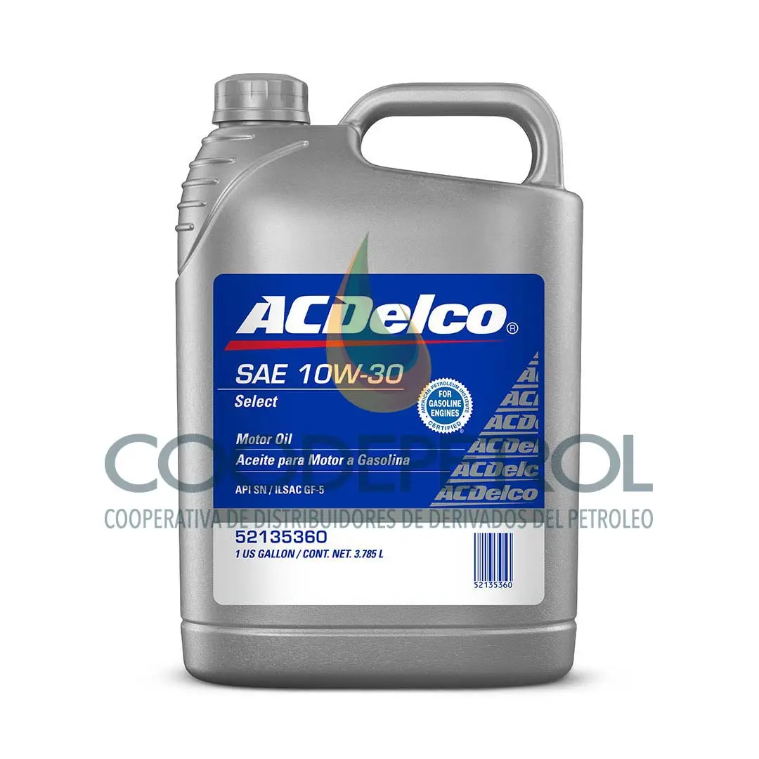 ACDELCO SELECT SAE 10W30 SP GAL U52135360